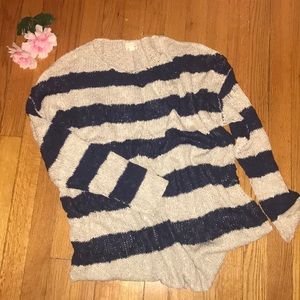 Oversized Striped Sweater